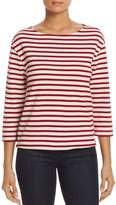 Thumbnail for your product : Three Dots Stripe Boat-Neck Top