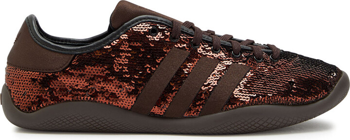 Wales Bonner Adidas X X Karintha Sequin and Satin Sneakers