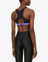 Thumbnail for your product : Off-White Logo-print stretch-jersey sports bra