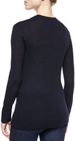 Thumbnail for your product : Tory Burch Simone Button-Front Wool Cardigan