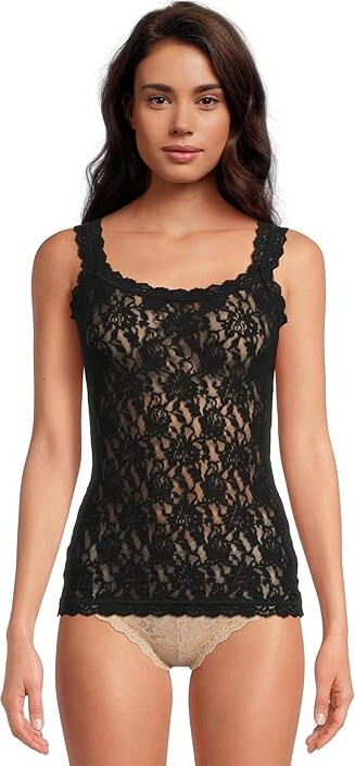 Hanky Panky Signature Lace Unlined Cami Women's Lingerie Black : XS, Lace/Nylon/Spandex
