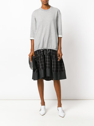 3.1 Phillip Lim Pieced french terry dress