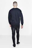 Thumbnail for your product : boohoo NEW Mens MAN Stripe Sweater in Black size L