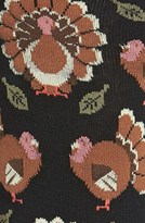 Thumbnail for your product : Hot Sox 'Thanksgiving Turkey' Crew Socks