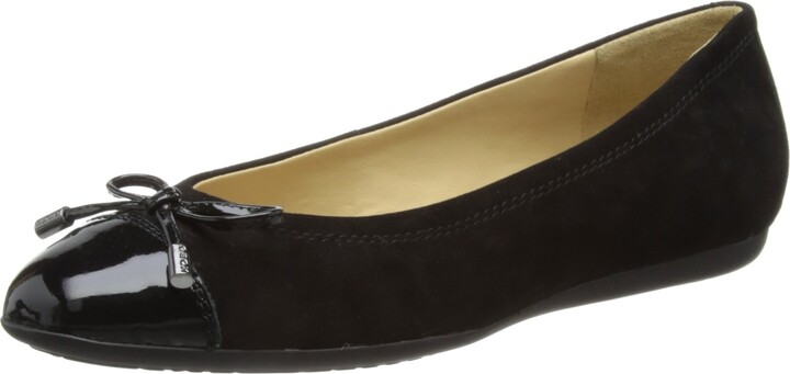 Geox Womens D Lola Black Loafers D93M4A 4 UK 37 EU - ShopStyle Flats