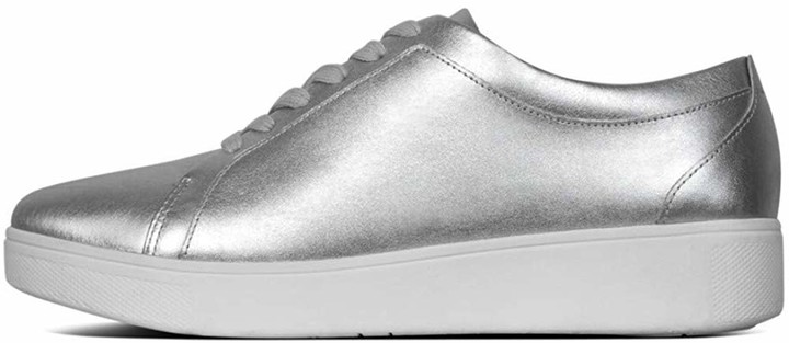 fitflop silver trainers