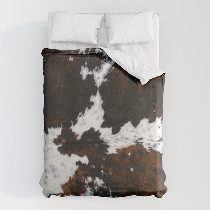 black and white ranch farm animal cowhide western country cow