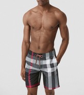 Thumbnail for your product : Burberry Check Print Swim Shorts
