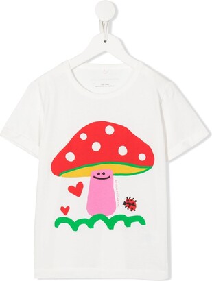 Stella McCartney Kids graphic-print crew-neck T-shirt