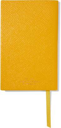 Smythson Panama Culture Club Textured-leather Notebook