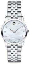 Thumbnail for your product : Movado Diamond & Stainless Steel Watch