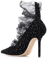Thumbnail for your product : Jimmy Choo Lavish 100 tulle pumps