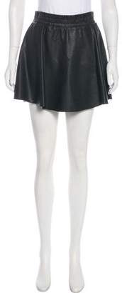 Aiko Leather Mini Skirt