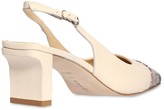 Thumbnail for your product : AEYDĒ 55mm Drew Leather Sling Back Pumps