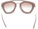 Thumbnail for your product : Prada Resin Gradient Lens Sunglasses