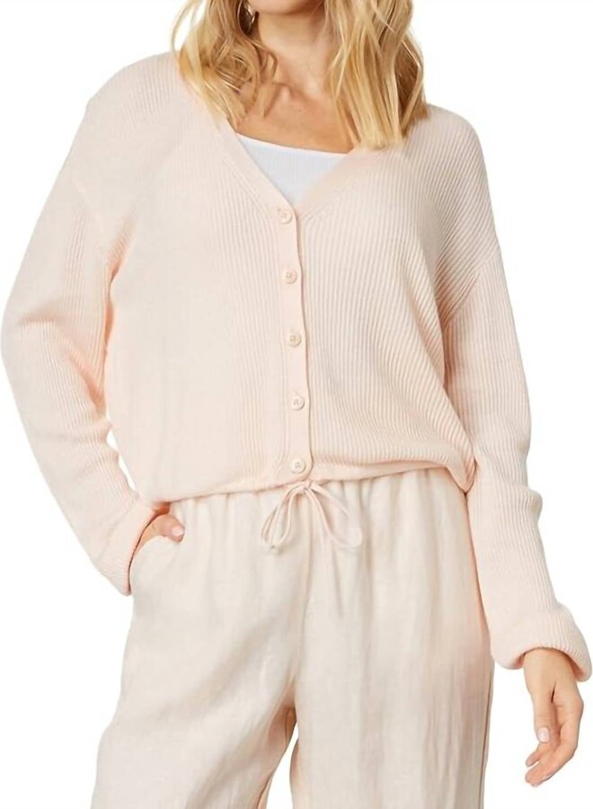 Bri Cardigan In Water Lily