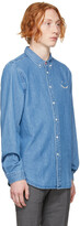 Thumbnail for your product : Paul Smith Blue Denim Happy Shirt