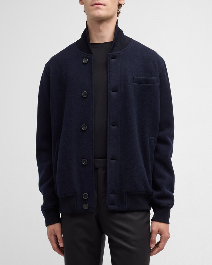 Armani Men's Wool Bomber Jacket ShopStyle