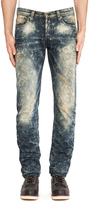 Thumbnail for your product : PRPS Goods & Co. Dark Dirty Bleach Jean