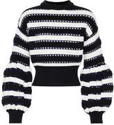 Thumbnail for your product : Self-Portrait Cotton and wool-blend sweater