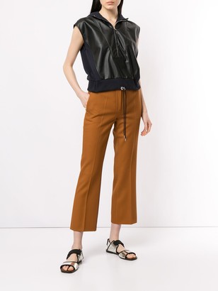 Cédric Charlier Slim-Fit Cropped Trousers