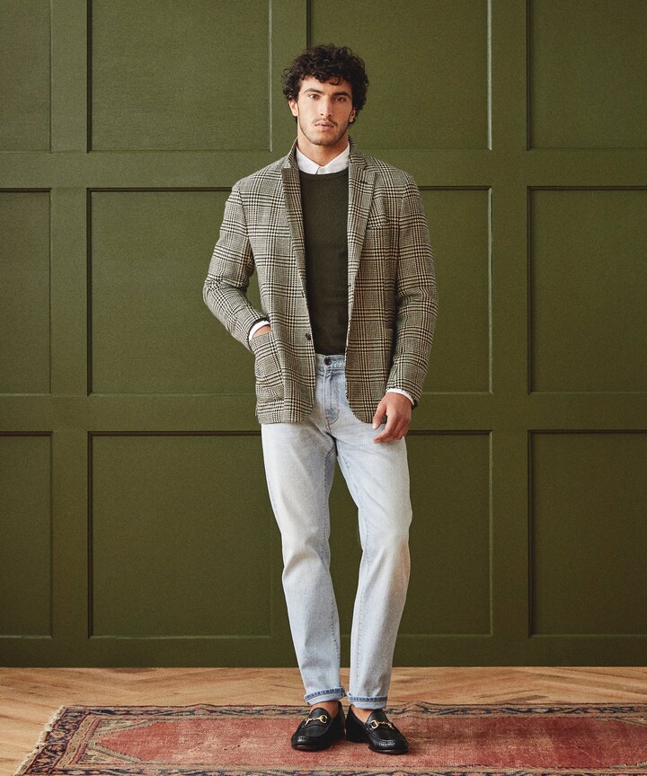 Todd Snyder Soft Italian Sport Coat in Ivory Glen Check ShopStyle