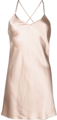 Mason by Michelle Mason Bias Silk Mini Dress