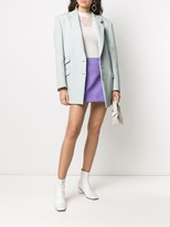Thumbnail for your product : Courreges Sheer Panel Mock Neck Top