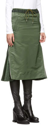 Sacai Khaki MA-1 Skirt