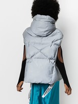 Thumbnail for your product : KHRISJOY Hooded Sleeveless Puffer Jacket