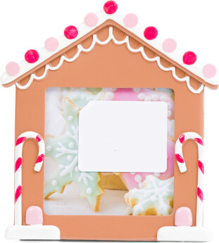 TJMAXX 4X4 Gingerbread House Tabletop Picture Frame