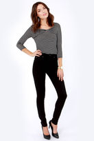 Thumbnail for your product : Moon Collection Near and Noir White and Black Striped Top