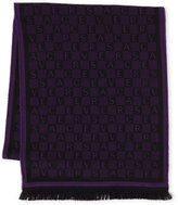 Thumbnail for your product : Versace Checker Logo Scarf