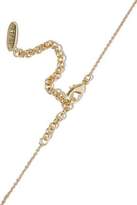 Thumbnail for your product : Luv Aj Scattered Gem Lariat Gold-Tone Crystal Necklace