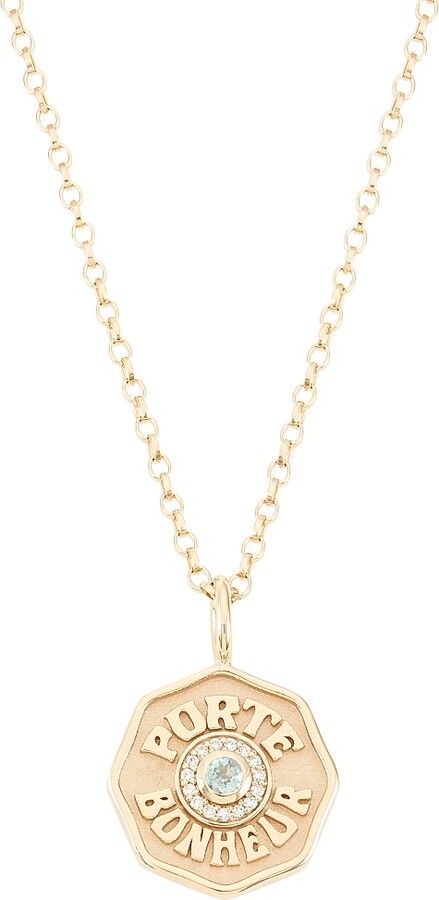 Women's Je Porte Bonheur 14K Yellow Gold & Alexandrite Necklace - Alexandrite