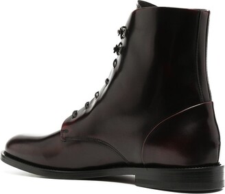 Scarosso Eva lace-up leather boots