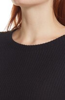 Thumbnail for your product : Caslon Cozy Rib Pleat Sleeve Sweatshirt