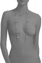 Thumbnail for your product : Majorica 9MM-14MM Grey Round Pearl & Sterling Silver Flower Station Necklace