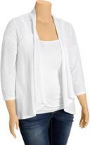 Thumbnail for your product : Old Navy Women's Plus Lightweight Open-Front Cardis
