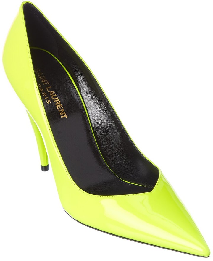 neon green pumps