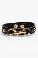 Thumbnail for your product : Rebecca Minkoff 'Dog Clip' Leather Bracelet (Online Only)