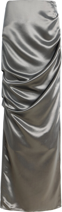 PARIS GEORGIA Remmy Satin Maxi Skirt