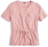 Thumbnail for your product : J.Crew Stripe Tie Waist Pocket Tee