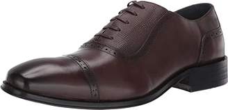 Vintage Foundry Cap Toe Shoe Dress Formal (Dark Brown) Men's Shoes
