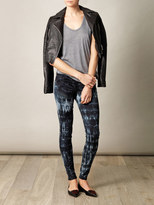 Thumbnail for your product : Current/Elliott Tie-dye low-rise skinny jeans