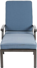 Brayden Studio Adjustable Backrest Aluminium Relaxed Occasion Lounge Chair