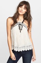 Thumbnail for your product : Free People 'Hearts Content' Mesh Lace Tank