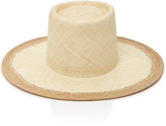 Janessa Leone Straw Panama Hat
