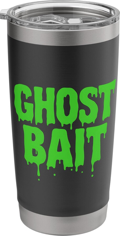 Paranormal Spirit Halloween Ghost Bait Green Paranormal Spirit Hunter Stainless Steel Insulated Tumbler