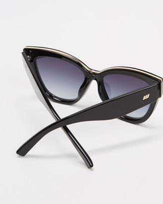 Le Specs Women's Black Oversized - Le Vacanze - Size One Size at The Iconic